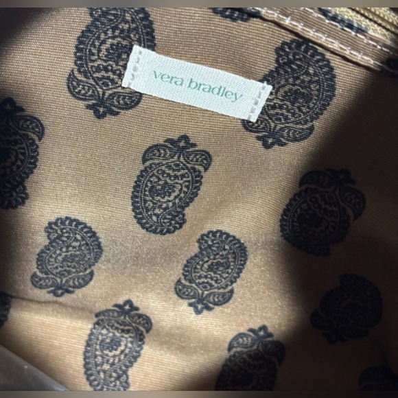 Vera Bradley Hobson Hobo Nylon Black Bag - Picture 5 of 11